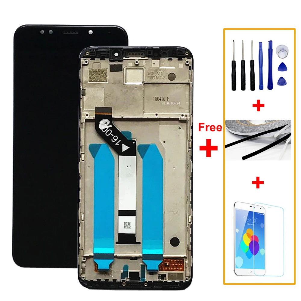 

New Grade A+++ 6 Inch LCD With Frame LCD Screen Display For Xiaomi Redmi 5P 5 Plus LCD Screen With Digitizer
