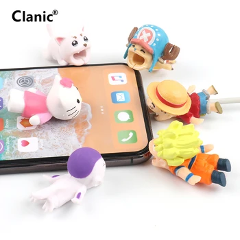 

Cartoon Japanese anime cable chompers for iphone cable protector usb wire animal cable bite organizer phone accessories cute