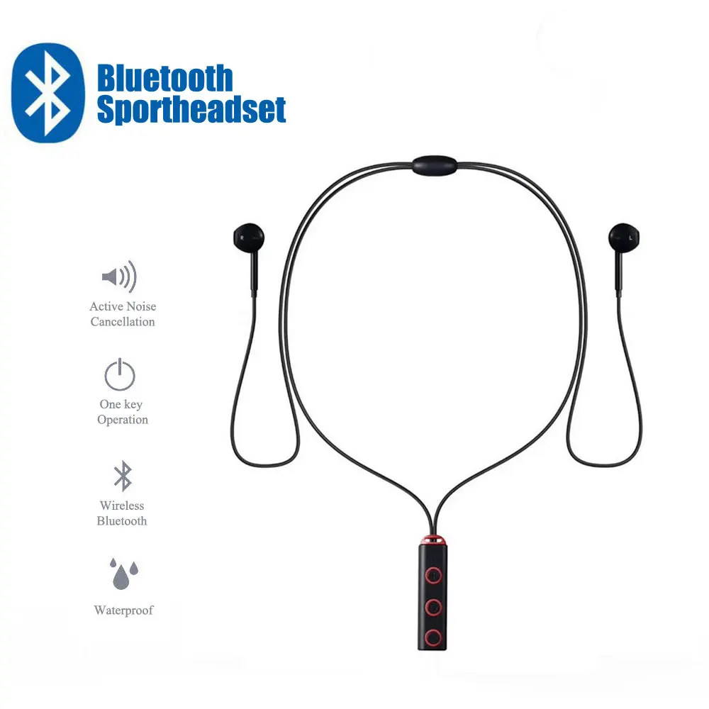 

Bluetooth Earphone In Ear Wireless XT13 Magnetic Sport Running Wireless Neckband Headset Headphone with Mic Earbuds Stereo Music