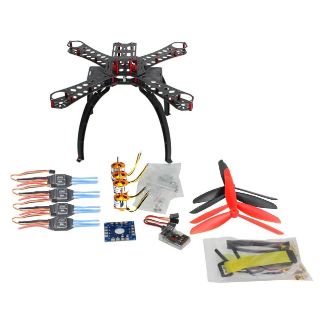 $86  DIY Drone BNF Multicopter Kit 310 mm Fiberglass Frame QQ SUPER Multi-rotor Flight Control 1400KV Mo