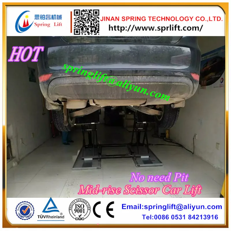 

2019 Hot sale auto scissor lift car hoist 1000mm height 3ton car lift Model SP-1000
