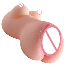3D Aircraft Cup Male Masturbator Sex Toys for Men Simulated Breasts Butt Vagina Real Vagina Pocket Pussy Masturbation Products