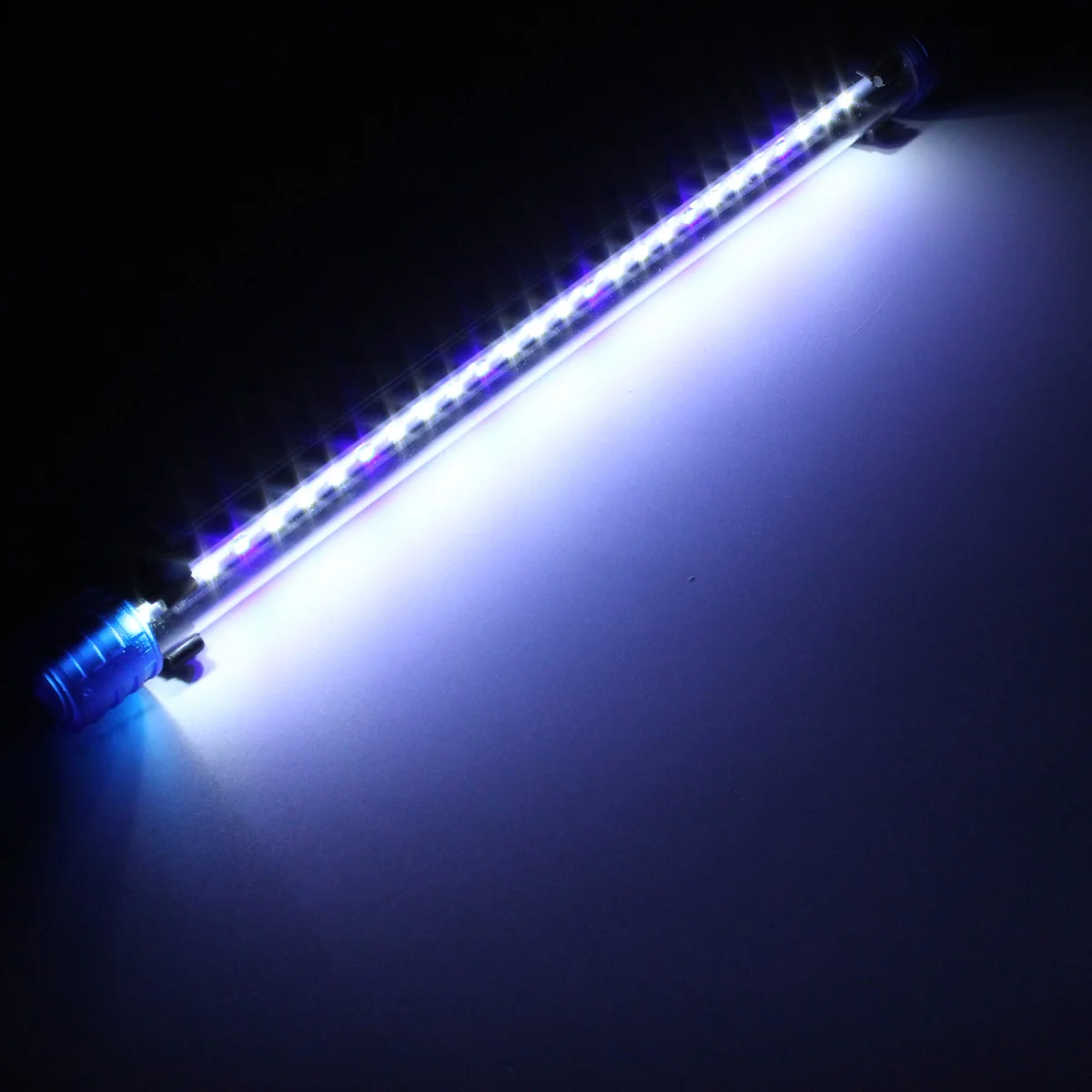 Аквариумный Водонепроницаемый светодиодный светильник, светильник для аквариума, погружной светильник, товары для тропических аквариумов 3 Вт 30 см, AC220V - Испускаемый цвет: Blue and white light