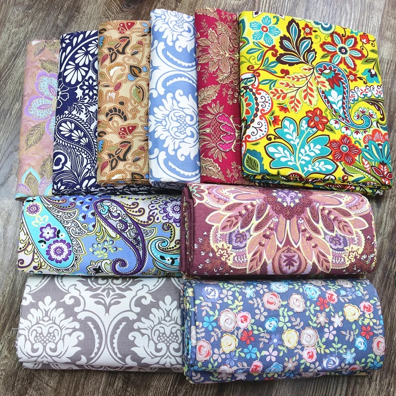 

240cm printed cotton tablecloth canvas fabric thick cotton diy curtain pillowcase sheets sofa fabric patchwork fabric