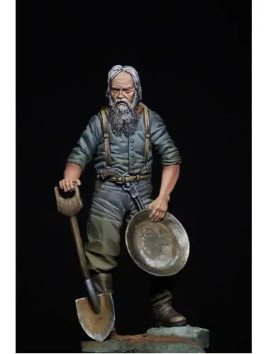 

1/24 75MM ancient warrior Prospector envier 75MM Resin figure Model kits Miniature gk Unassembly Unpainted