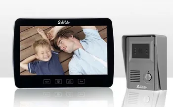 

New Arrival 10 inch large screen handfree luxury 10"TFT-LCD video door phone with photo memory function waterproof cover