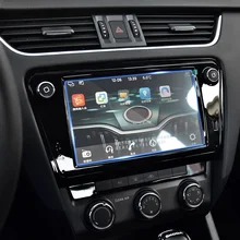QCBXYYXH для Skoda Octavia Superb автомобильный Стайлинг gps навигационный экран Стеклянная защитная пленка приборная панель Дисплей Защитная пленка