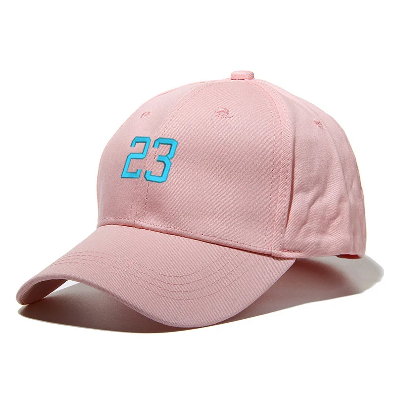 11 цветов Мужская бейсболка с номером 23 унисекс спортивные шапки хлопок Вышивка Индивидуальные вентиляторы кепки модные аксессуары