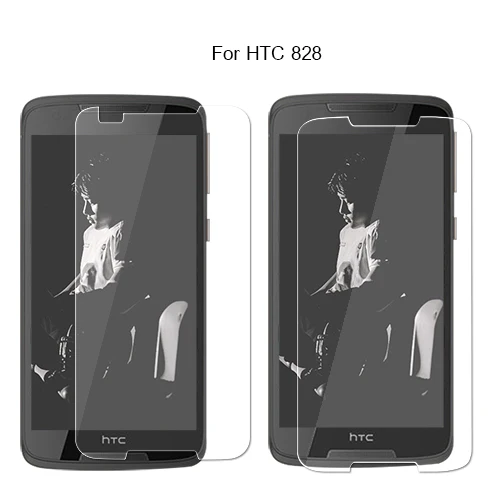 2.5D с уровнем твердости 9H прочное закаленное защитное стекло для htc один M7 M8 M9 E8 E9 626 825 620 820 816 830 628 828 530 протектор экрана Защитная пленка - Цвет: for HTC 828