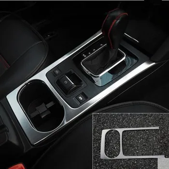 

Car Central Cup Holder Frame Trim Decoration Sticker Cover Case For Subaru Outback Legacy 2015 2016 car styling auto accessories