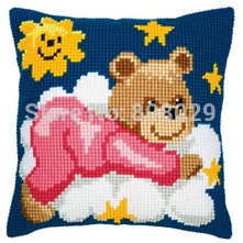 Cx0016 Tapestry Pillow Crafts Cushion Cover Cross Stitch Printed