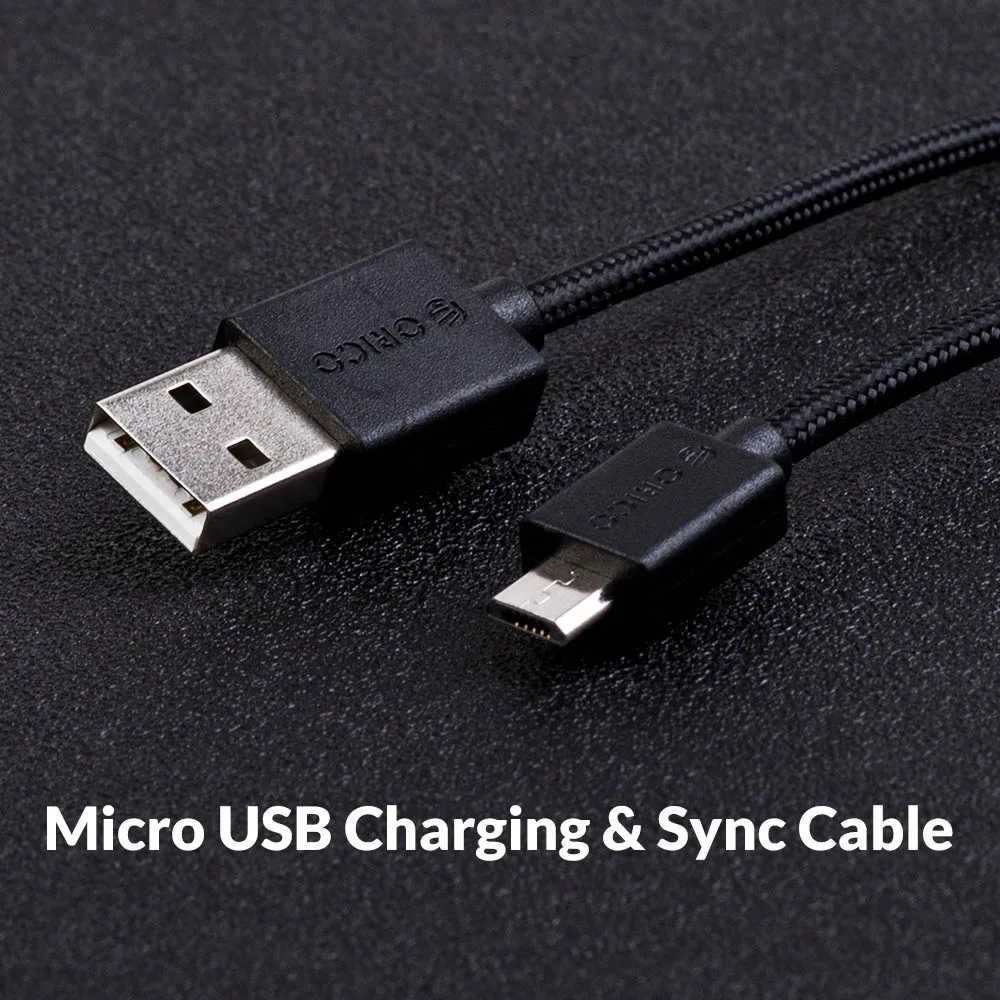 ORICO Micro USB кабель 2A кабель для передачи данных и зарядки телефона для samsung htc Nokia SONY Xiaomi huawei 100 см