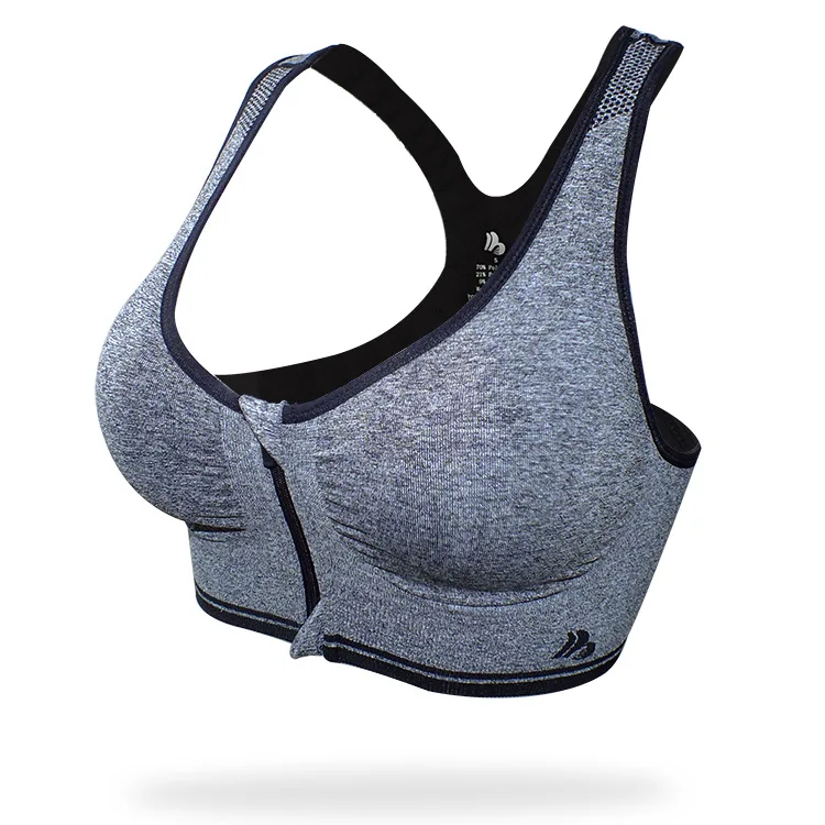 Ms sports bra professional zipper shock without rims yoga before