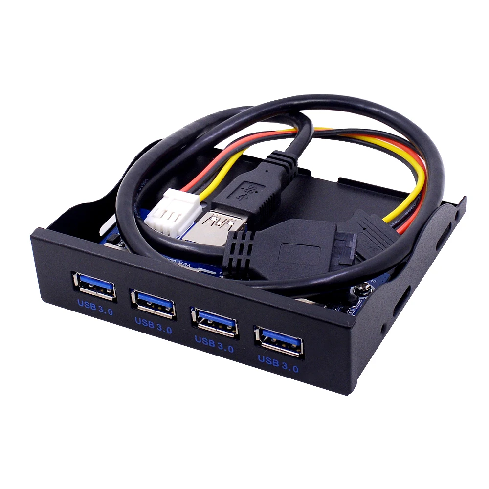 CHIPAL 4 порта USB 3 0 Передняя панель дисков комбинированный адаптер кронштейн