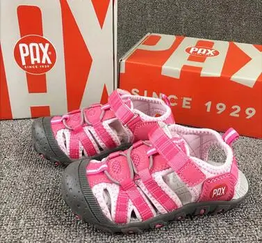 Детские сандалии для мальчиков и девочек, пляжная обувь Baotou - Цвет: Pink