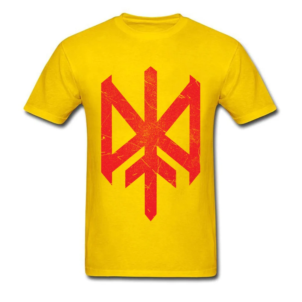 Fitness Tight Riotic Red Geometrical Symbol Men T-Shirt Graphic VALENTINE DAY Short Sleeve Round Collar Cotton Tops Tees T Shirt Riotic Red Geometrical Symbol yellow