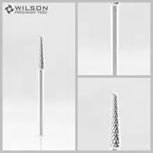 2 шт-маленькое конусное долото-тонкое(F-1110108)-серебро-WILSON твердосплавное сверло для ногтей
