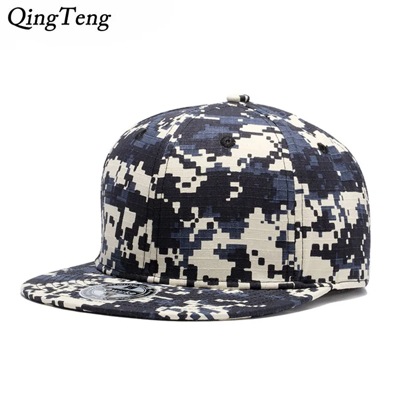 

New Digital Camouflage Cap Men Gorras Planas Hip Hop Snapback Hats For Women Casual Sun Brand Baseball Caps Plain Camo Hat