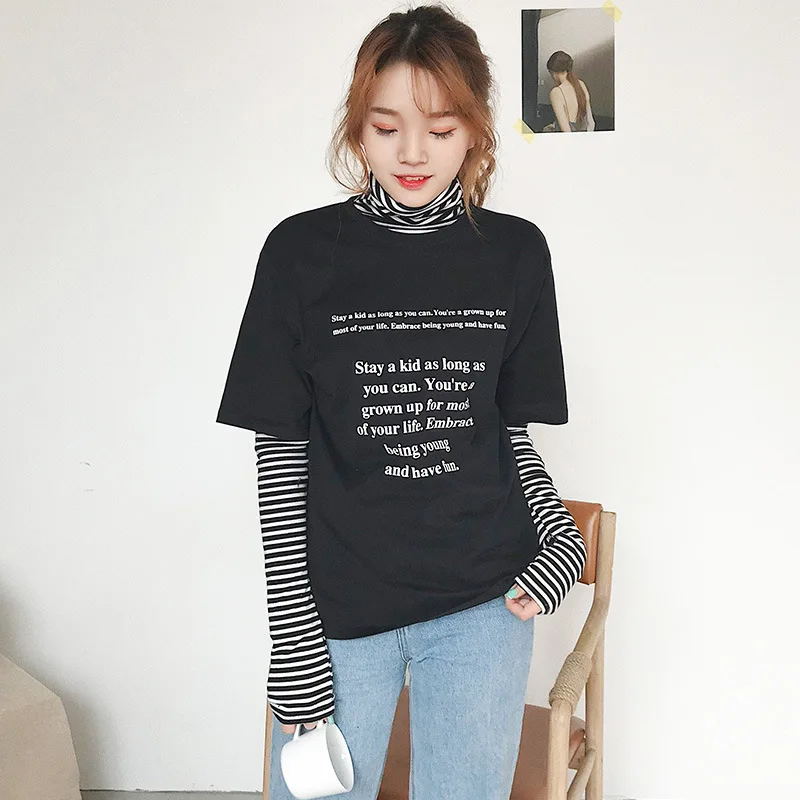 t shirt T1801 black-1