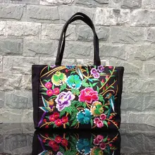 Холст вышивкой женская сумка Национальные особенности один сумка Женская мода Досуг сумка повседневная сумка