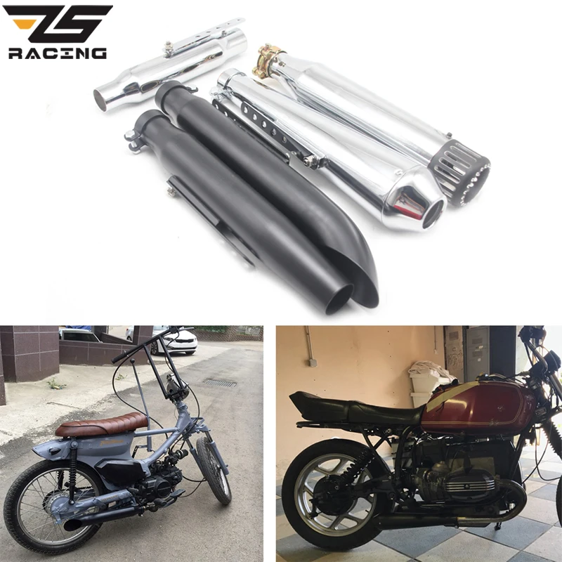 

ZS Racing 5 Models For Harley Motorcycle Muffler Retro Exhaust Pipe Fit Tailpipe GY6 XV950 M800 1200 XL883 Racing Motors