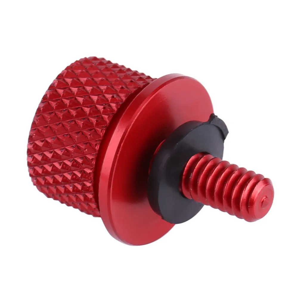 

1Pc 1/4"(6mm) Seat Bolt Thread Motorcycle Aluminum Rear Seat Bolt Screw Seat Screw Seat Bolt Screw Universal Red