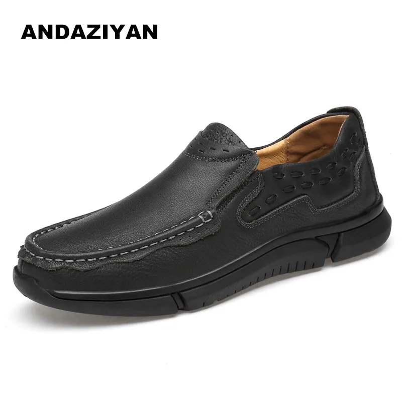 

Lightweight foot casual business shoes soft bottom wide foot men's shoes