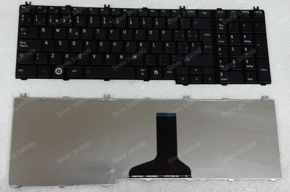 free shipping New laptop keyboard For Toshiba Satellite C650 C650D C655 C655D C660 C660D C665 SP Spain LA Latin Teclado | Компьютеры и