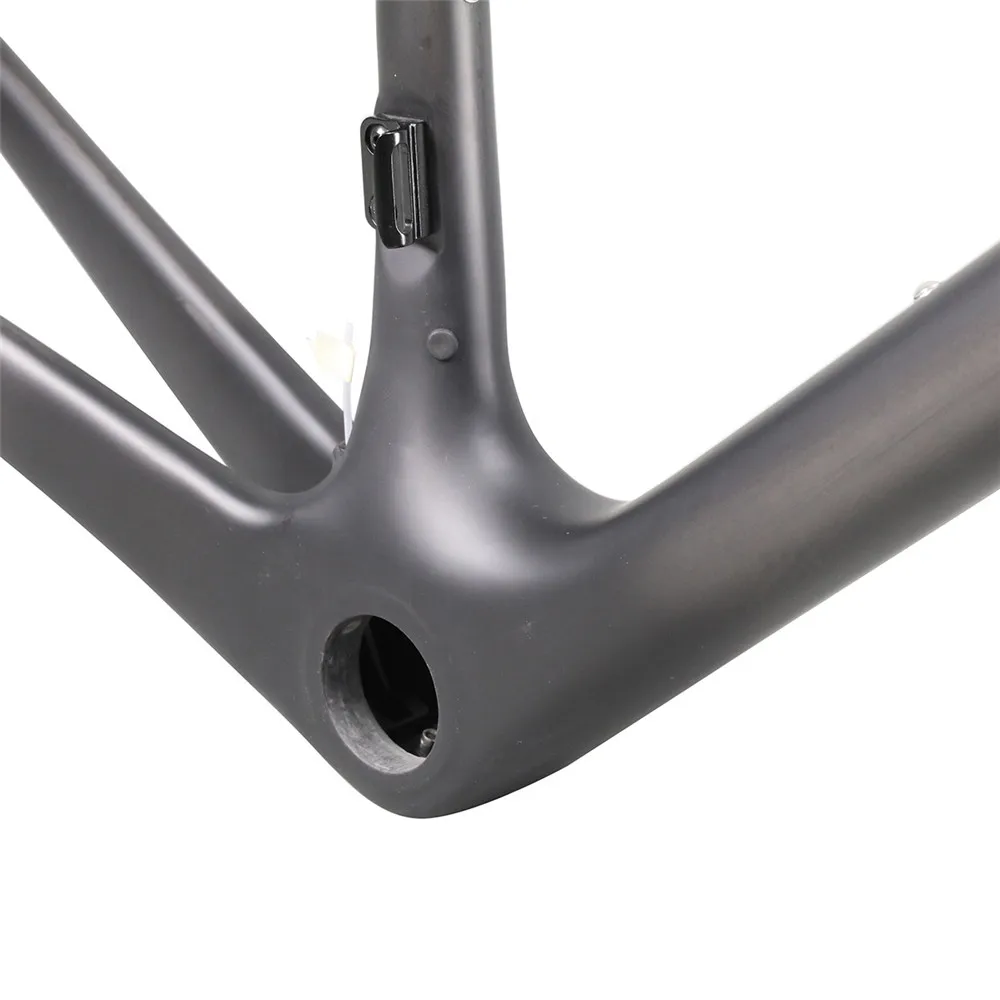 Top ICAN new arrival super light road bike suit 100x9mm front 135x9mm rear axle V brake frame with PF30 BB UD matt finished 2 Top ICAN new arrival super light road bike suit 100x9mm front 135x9mm rear axle V brake frame with PF30 BB UD matt finished 2
