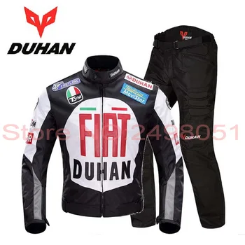 

DUHAN Moto racing suits set motocross motorcycle jacket pants Motorbike riding clothes weaterprooof windproof wear-resisting