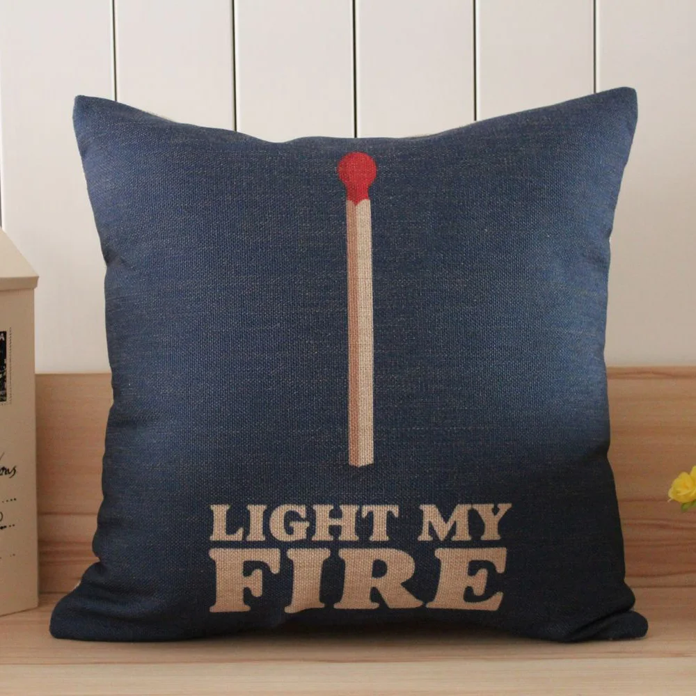 linkwell 45*45 см светильник my Fire Matchstick льняная наволочка для подушки
