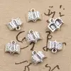 30pcs Charms Open Holy Bible Book 12x10mm Antique Bronze Silver Color Plated Pendants Making DIY Handmade Tibetan Jewelry ► Photo 1/2