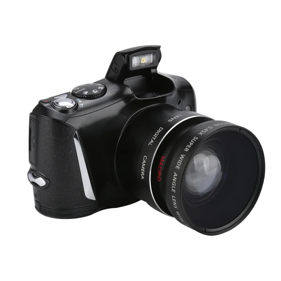 Цифровая камера компактная фотокамера 16MP 720P HD видео фиксированный фокус оптический зум 2," экран