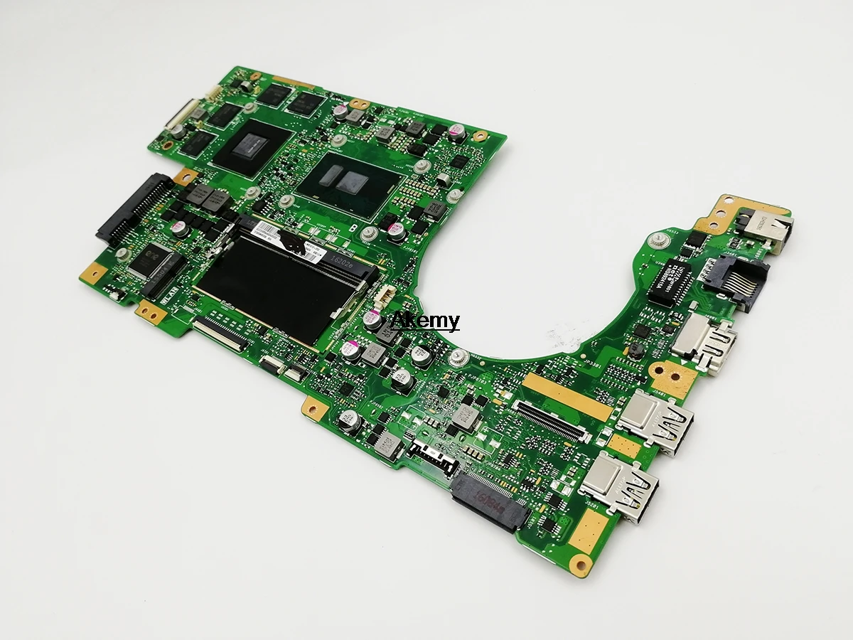 Tanie K501UW laptopa płyta główna do asusa K501UQ K501U Test oryginalne płyty głównej płyta główna DDR3 8G RAM I5 6200U GTX940M
