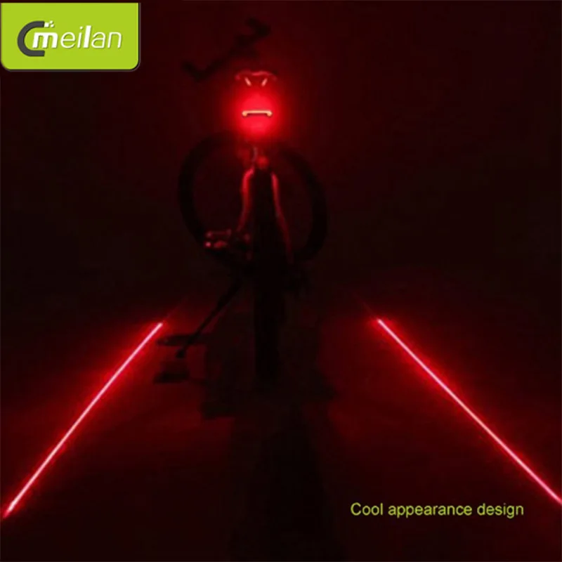 Sale Bicycle led Front Light Meilan X1 Taillight X5 set Laser taillight Wireless Remote Control Real light Meilan X1 cycling lamp 5