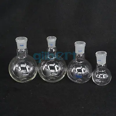 1000ml 29/32 Joint One Mouth Short Neck Flat Bottom Flask Boiling Lab Glassware | Канцтовары для офиса и дома