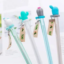 1 шт. креативная свежая кактусовая лента ручки Канцтовары забавная ручка студенческие черные чернила принадлежности для письма школьные ручки(PH04