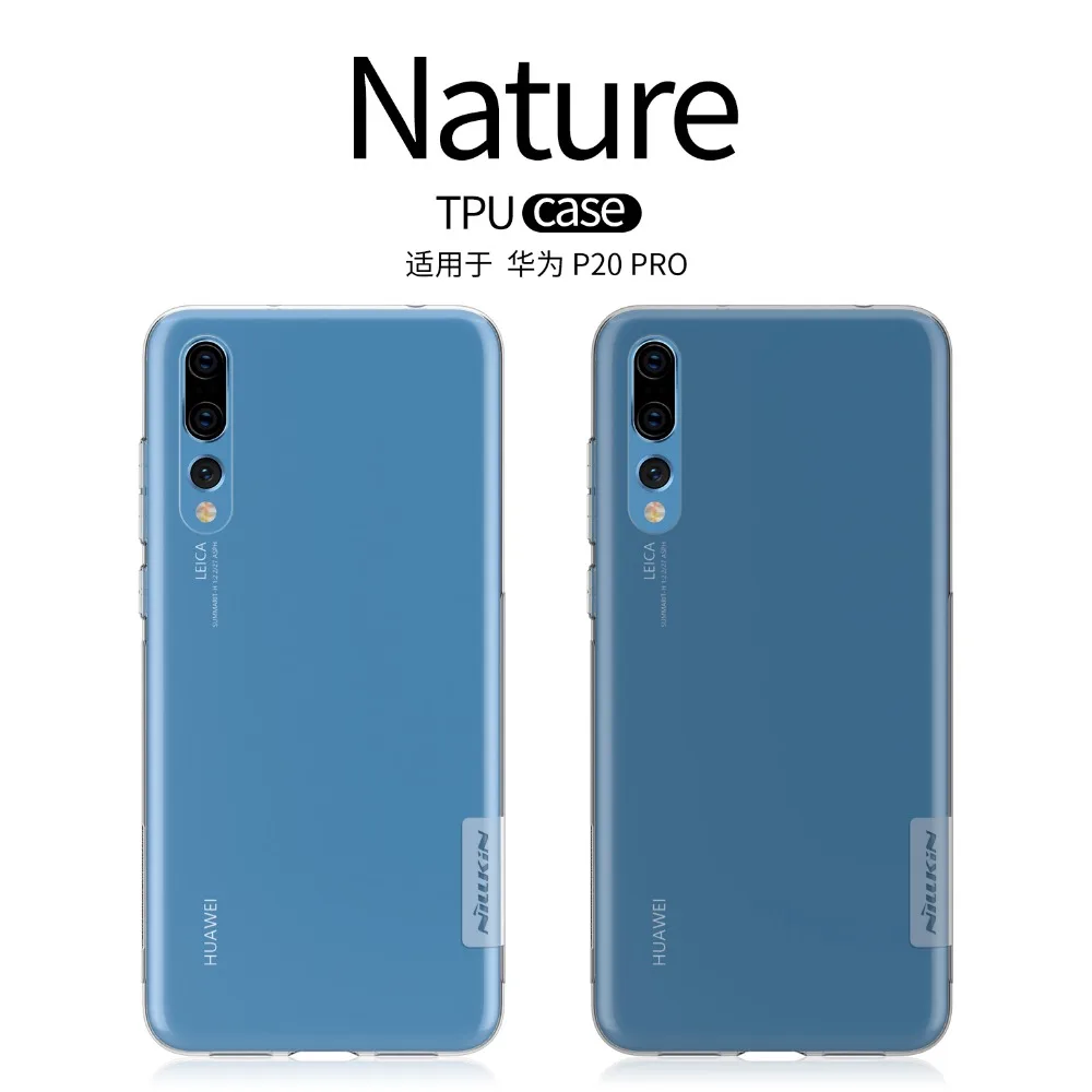 

For Huawei P20 Pro Case NILLKIN Ultra Thin Transparent Nature TPU Case S Line Clear TPU Soft Back cover For Huawei P20 cover