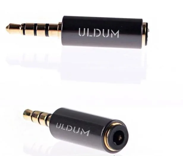 /DHL free shipping. 50pcs/lot. 4 pins 3.5mm Male to Female adapter Convertor for kinds of handfree headset | Электроника