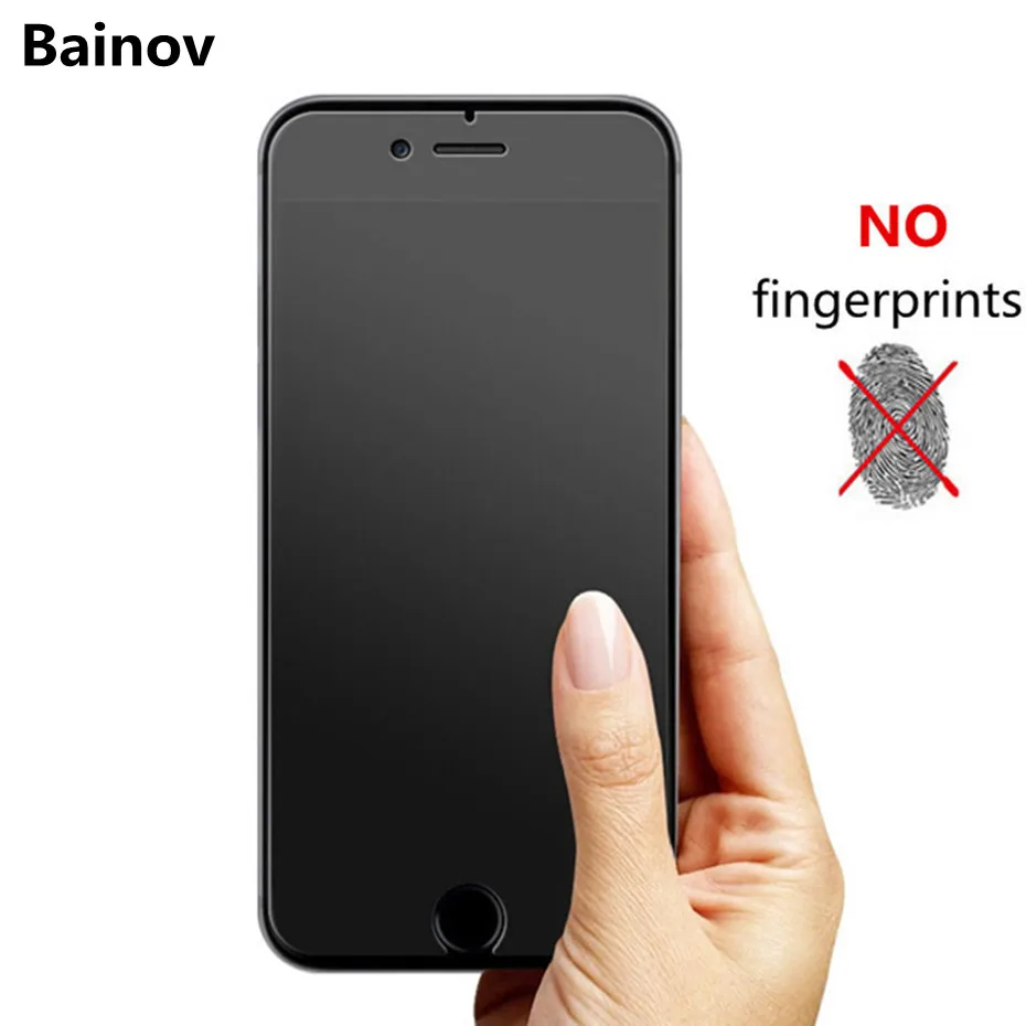 Защитная пленка для экрана без отпечатков пальцев iphone 8 7 6s X XR XS Max матовое