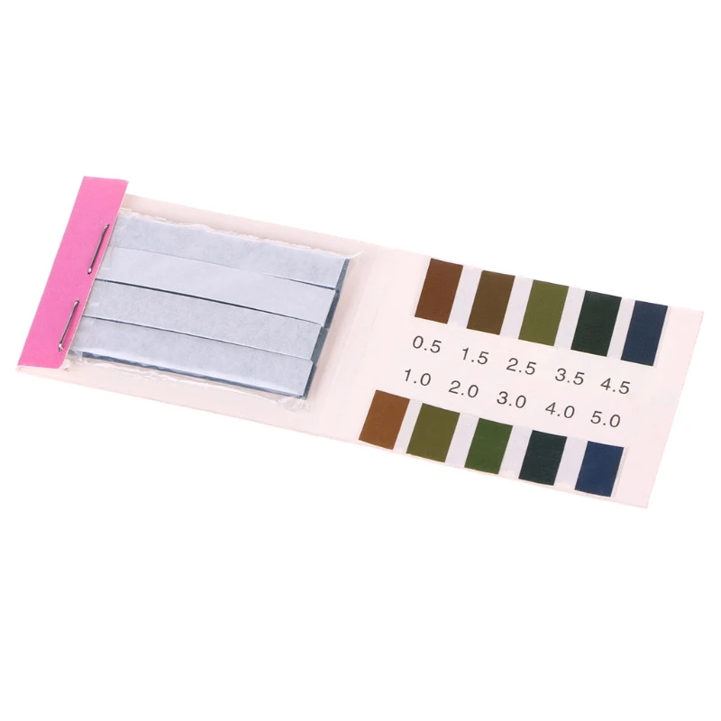 

80 Strips pH Alkaline Short-range 0.5-5.0 Indicator Litmus Paper pH Test Strips