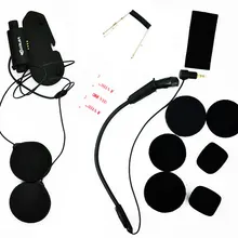 이지 라이더 오디오 및 마이크 키트, 오리지널 Vimoto V3 V6 헬멧용, 블루투스 호환 헤드셋 베이스, 하드 소프트 마이크 액세서리