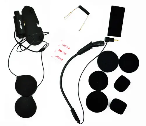 이지 라이더 오디오 및 마이크 키트, 오리지널 Vimoto V3 V6 헬멧용, 블루투스 호환 헤드셋 베이스, 하드 소프트 마이크 액세서리 1