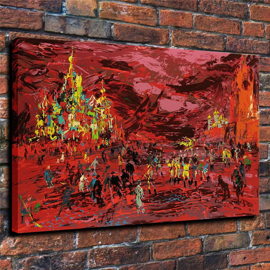 LeRoy Neiman музыка и спорт событие цветной принт Холст Картина гостиная спальня