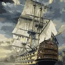 4019 парусная лодка-краска по комплекты номеров для взрослых DIY