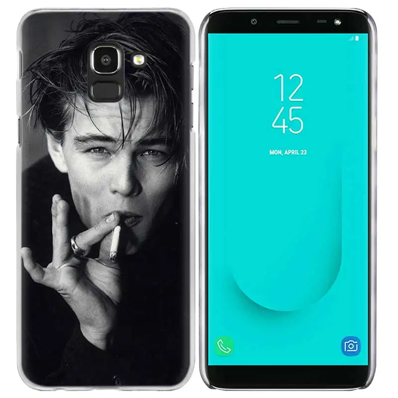 Леонардо ДиКаприо Жесткий ПК чехол для телефона в виде ракушки для samsung Galaxy J7 J5 Prime J8 J6 J5 J4 Plus A6S A8S A20 A40 Coque - Цвет: 04