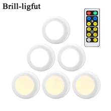 6500K 5000K 2700K изменение цвета затемняемый пульт дистанционного управления шайба Ночной свет сенсорный датчик светодиодный светильник для кухонных шкафов