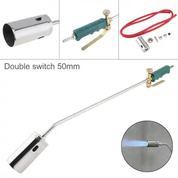 

Double Switch Type Liquefied Gas Torch 35/50mm Welding Spitfire-Gun Support Oxygen Acetylene Propane for Barbecue / Hair Removal