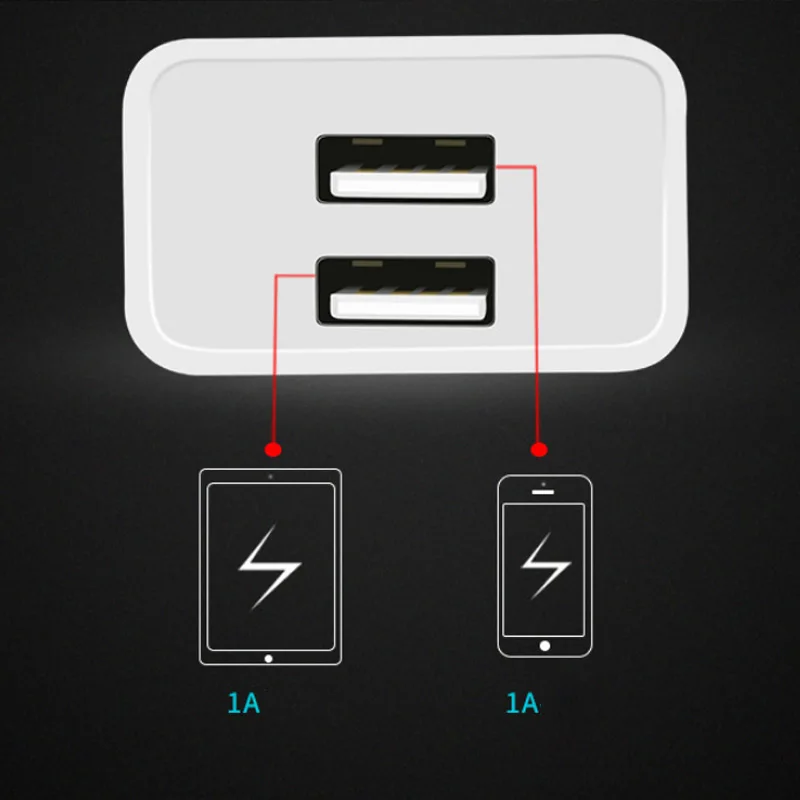 5V Портативный Универсальный USB настенный зарядный блок вилки соединителя