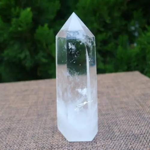 

ddh001670 Natural Clear/White Quartz Crystal Point Healing